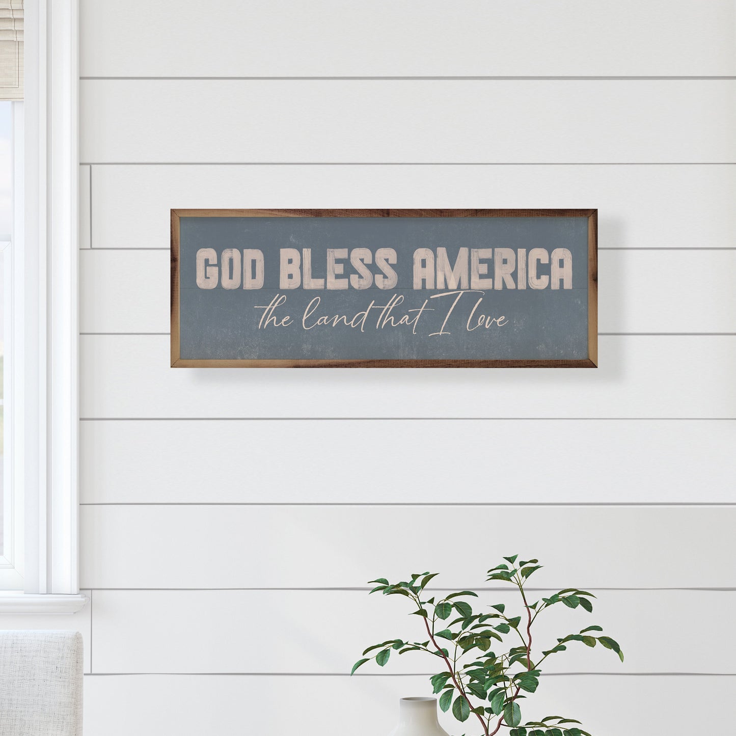 God Bless America Blue