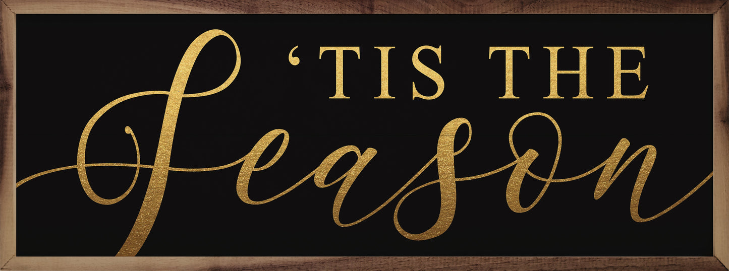 Gold Tis The Season Black