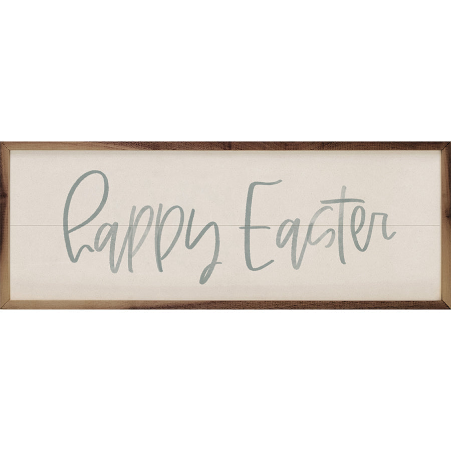 Happy Easter Blue Watercolor