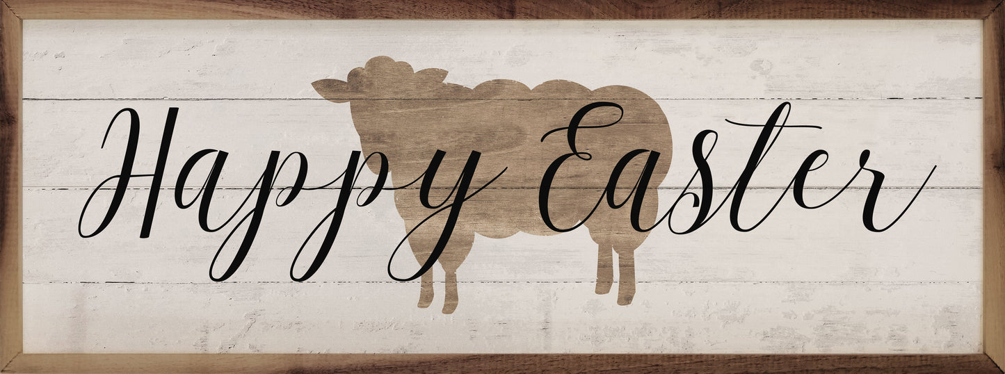 Happy Easter Lamb Whitewash