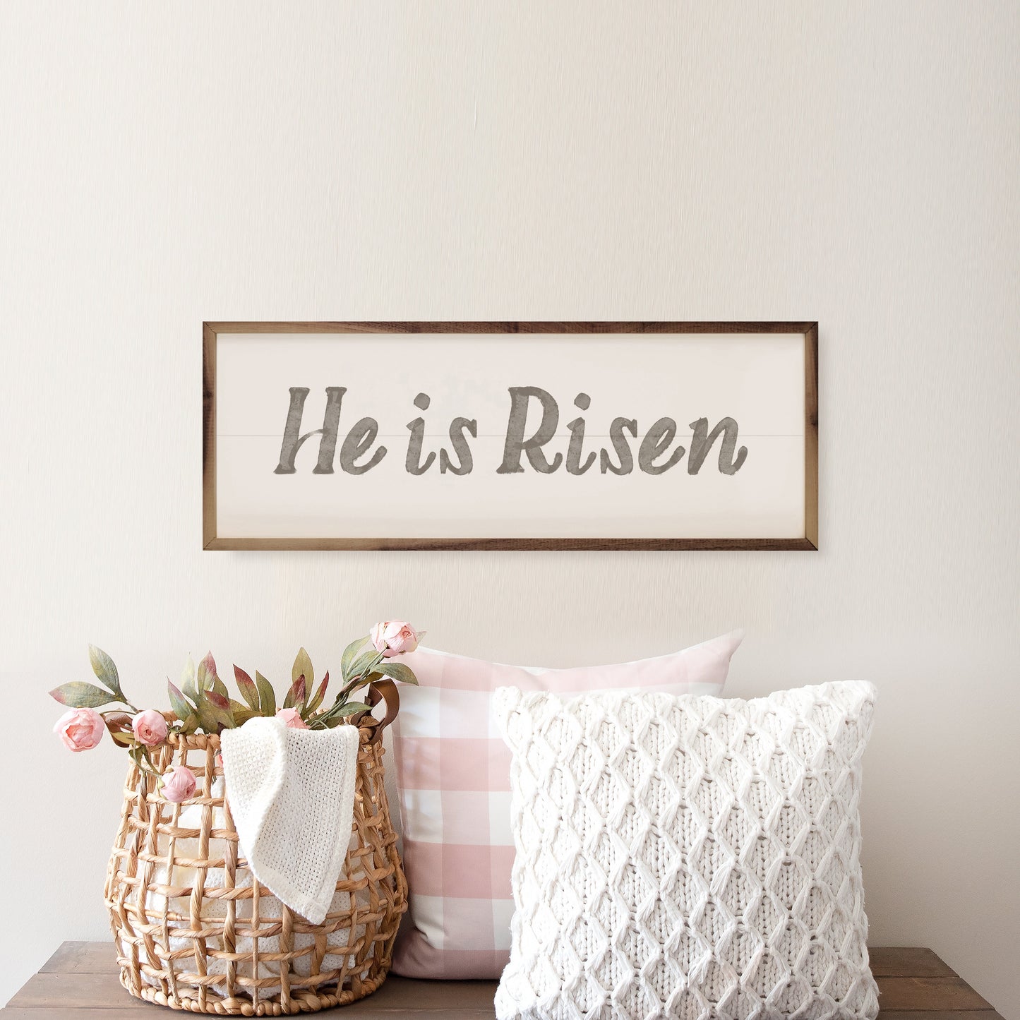 He Is Risen Gray