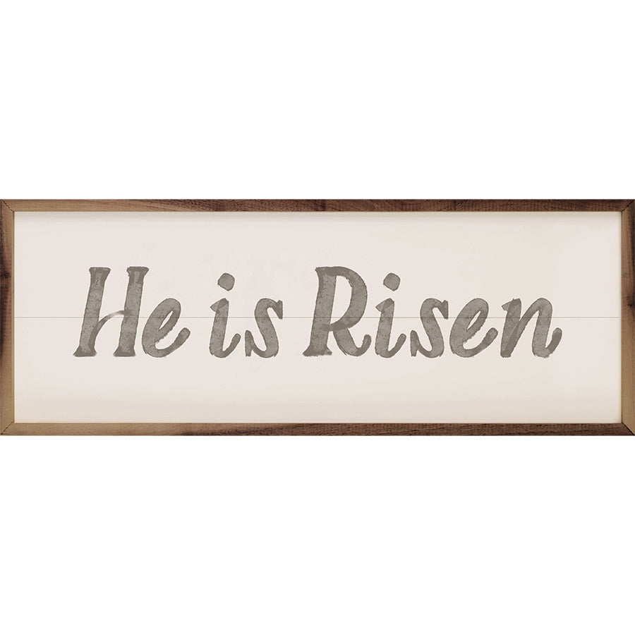 He Is Risen Gray