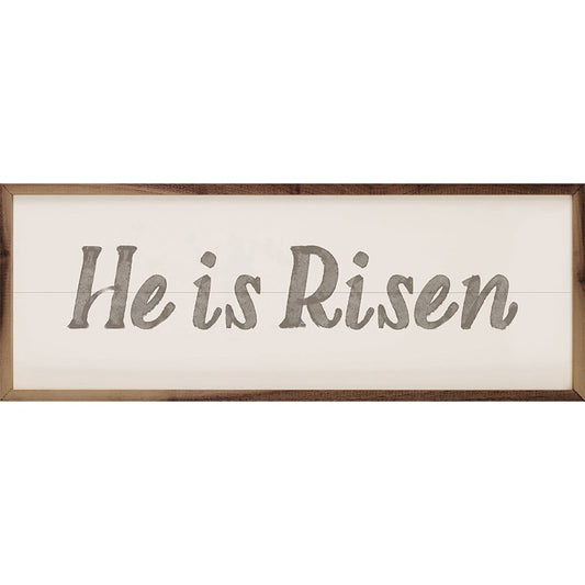 He Is Risen Gray
