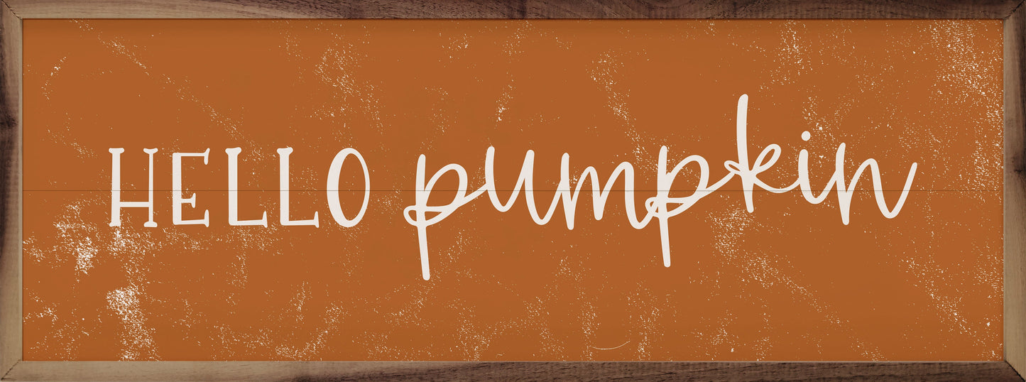 Hello Pumpkin Orange
