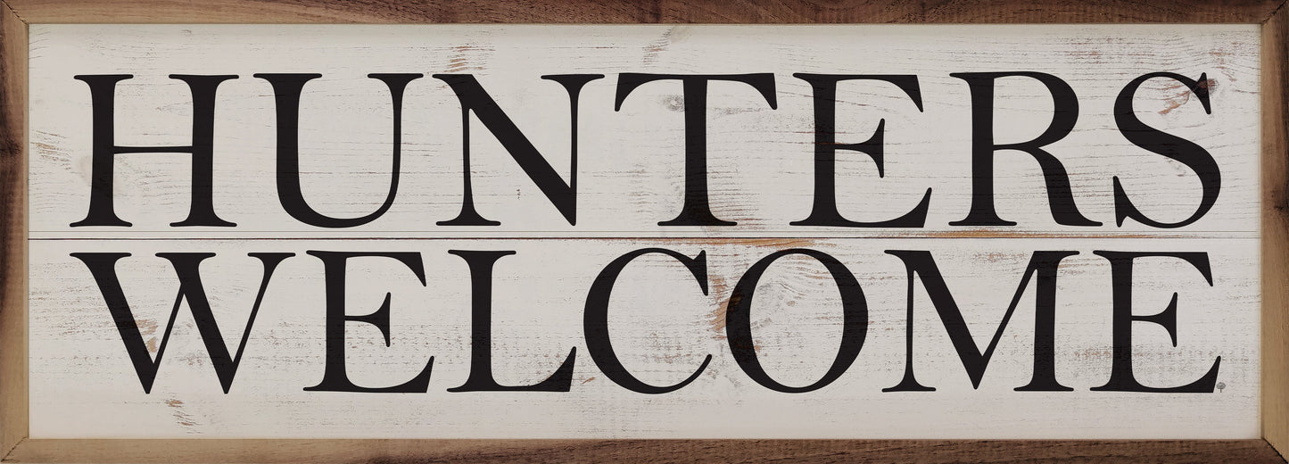 Hunters Welcome Whitewash