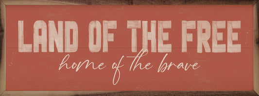 Land Of The Free Red