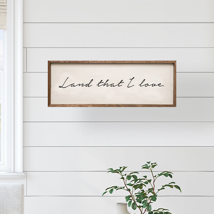 Land That I Love White