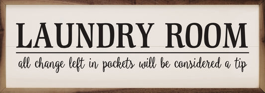 Laundry Room All Change Left In Pockets White