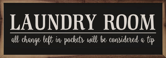 Laundry Room All Change Left In Pockets Black