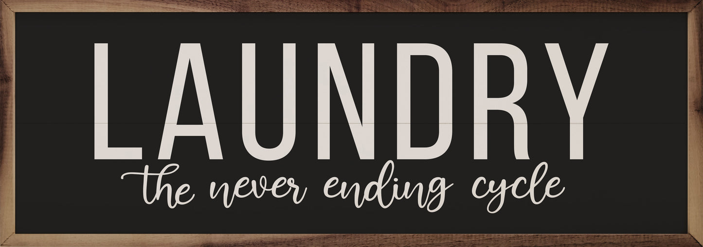 Laundry The Never Ending Cycle Black