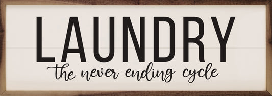 Laundry The Never Ending Cycle White