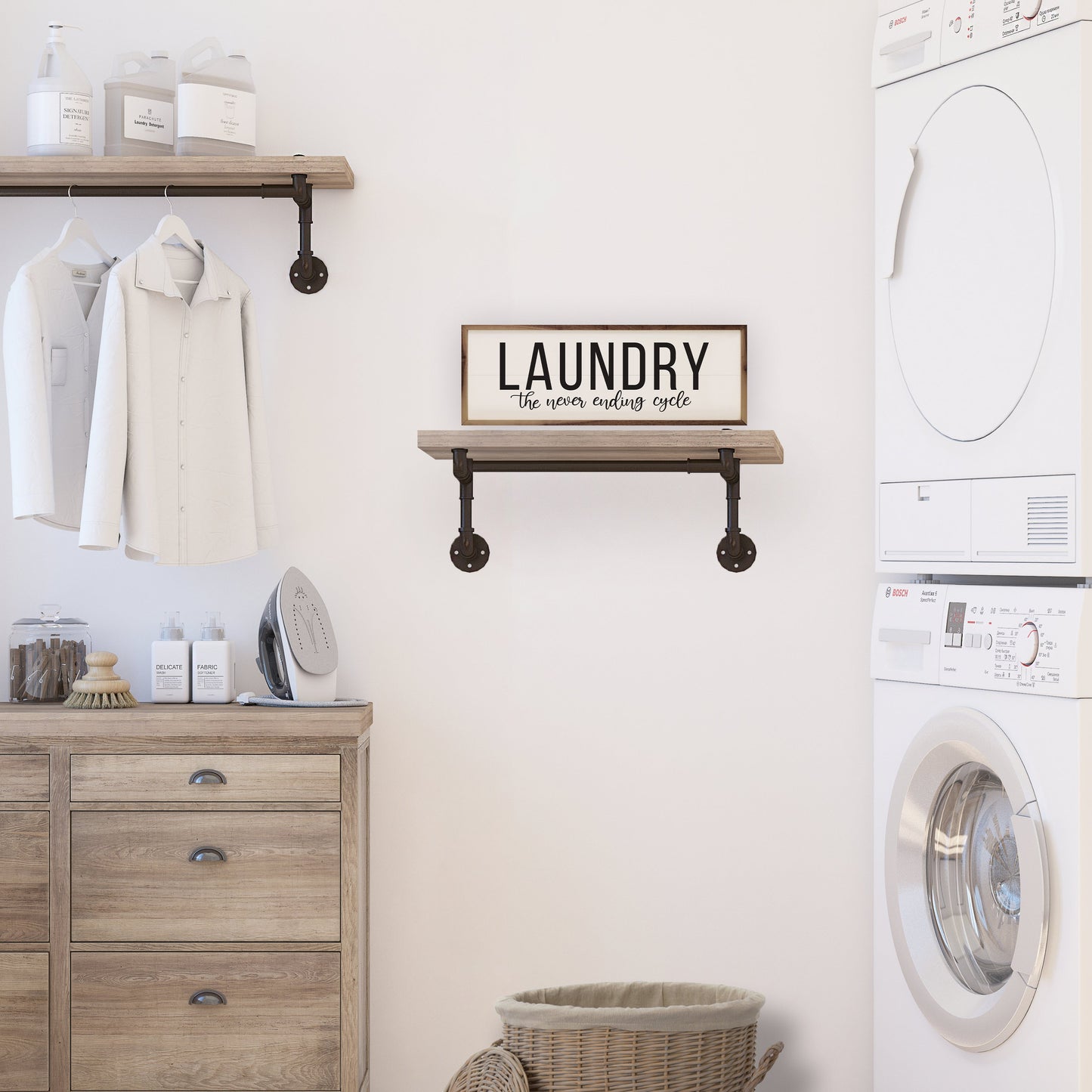 Laundry The Never Ending Cycle White