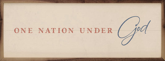 One Nation Under God White