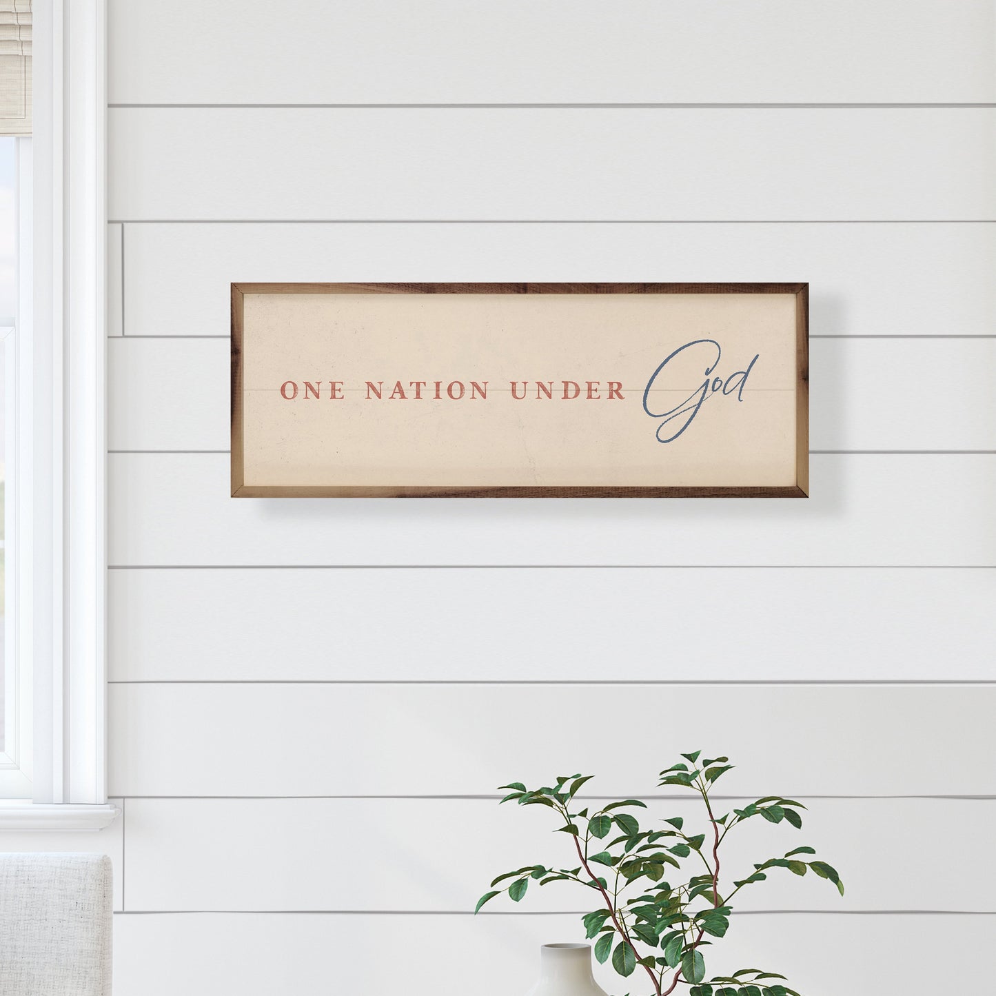 One Nation Under God White