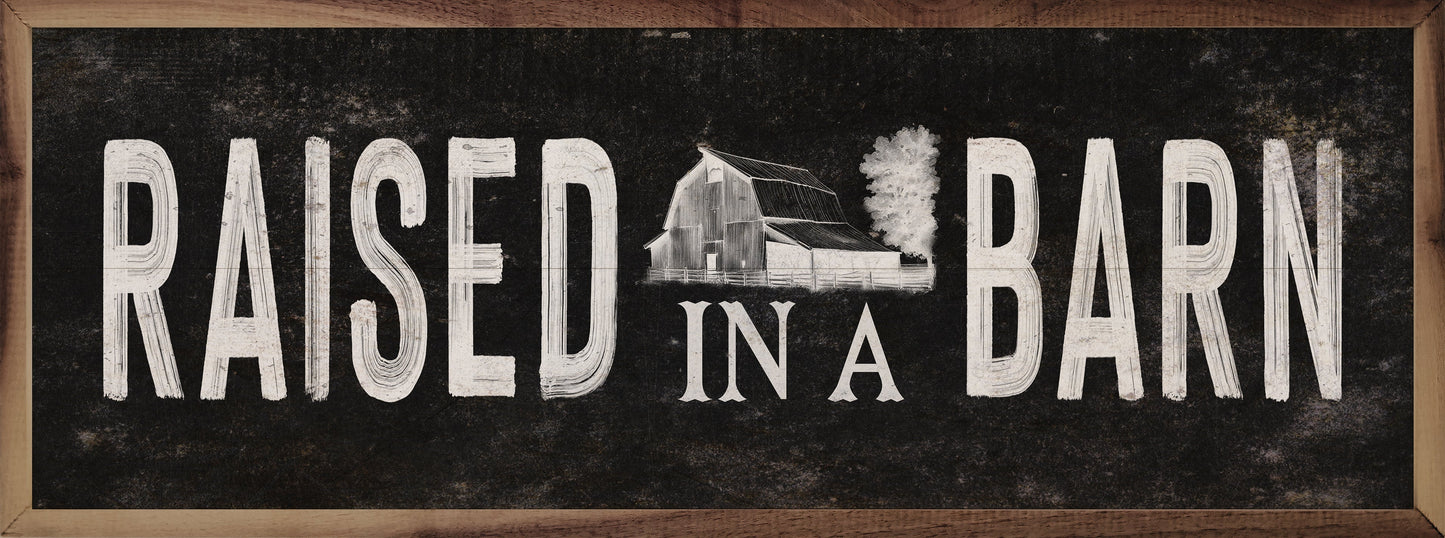 Raised In A Barn Black