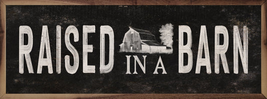 Raised In A Barn Black