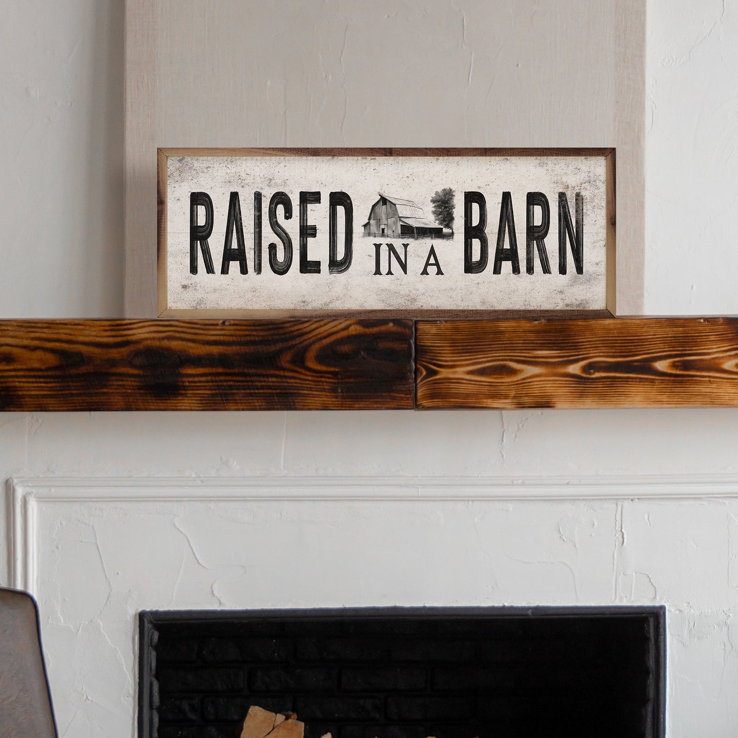 Raised In A Barn White