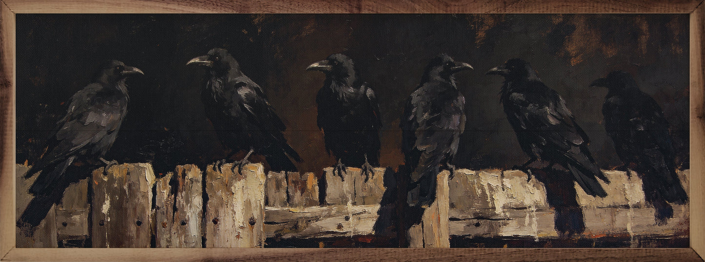 Ravens On The Fence