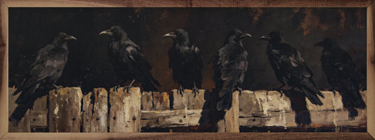Ravens On The Fence