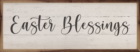 Script Easter Blessings Whitewash