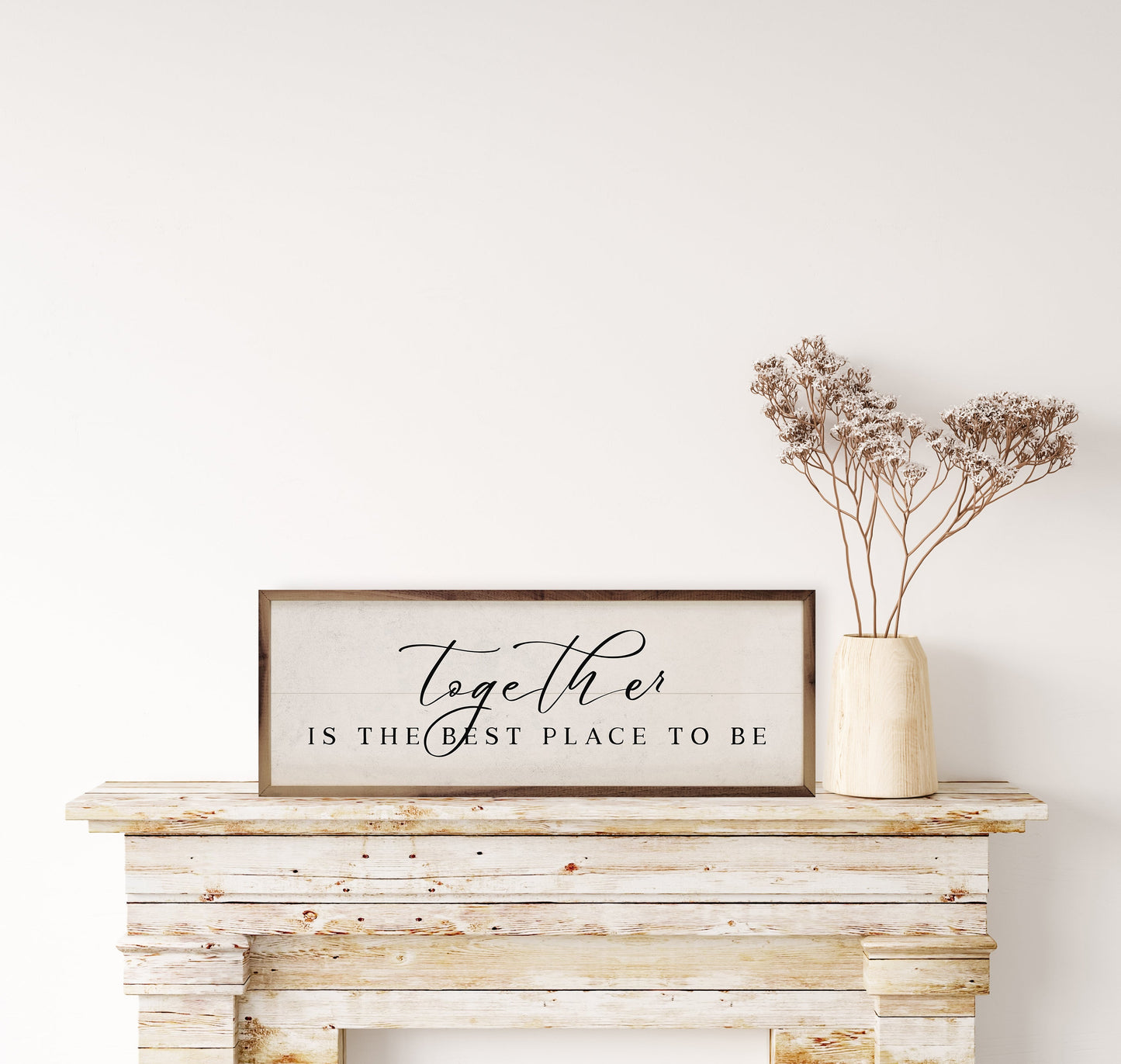 Together The Best Place To Be White