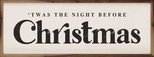 Twas The Night Before Christmas White