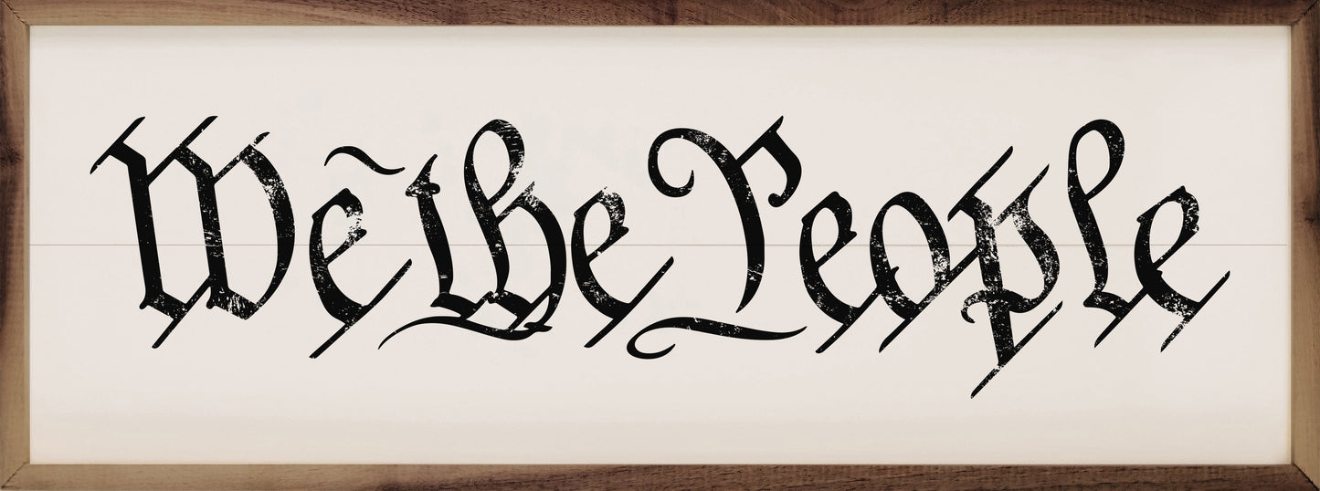 We The People White