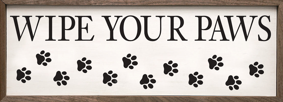 Wipe Your Paws White