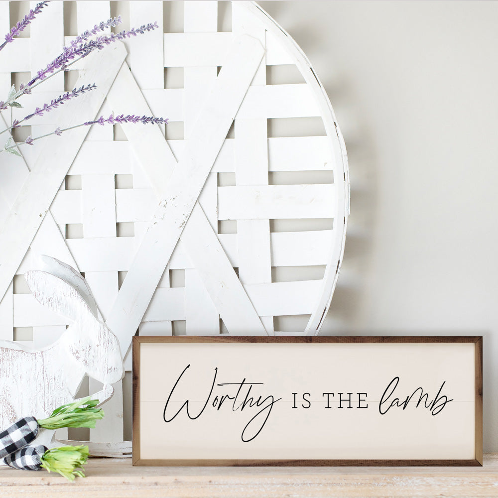 Worthy Is The Lamb White