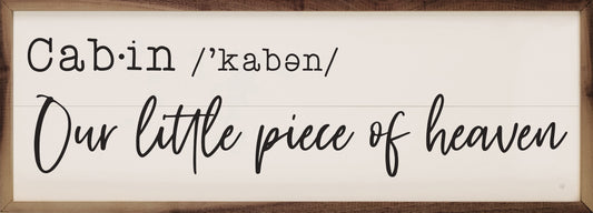 Cabin Definition White