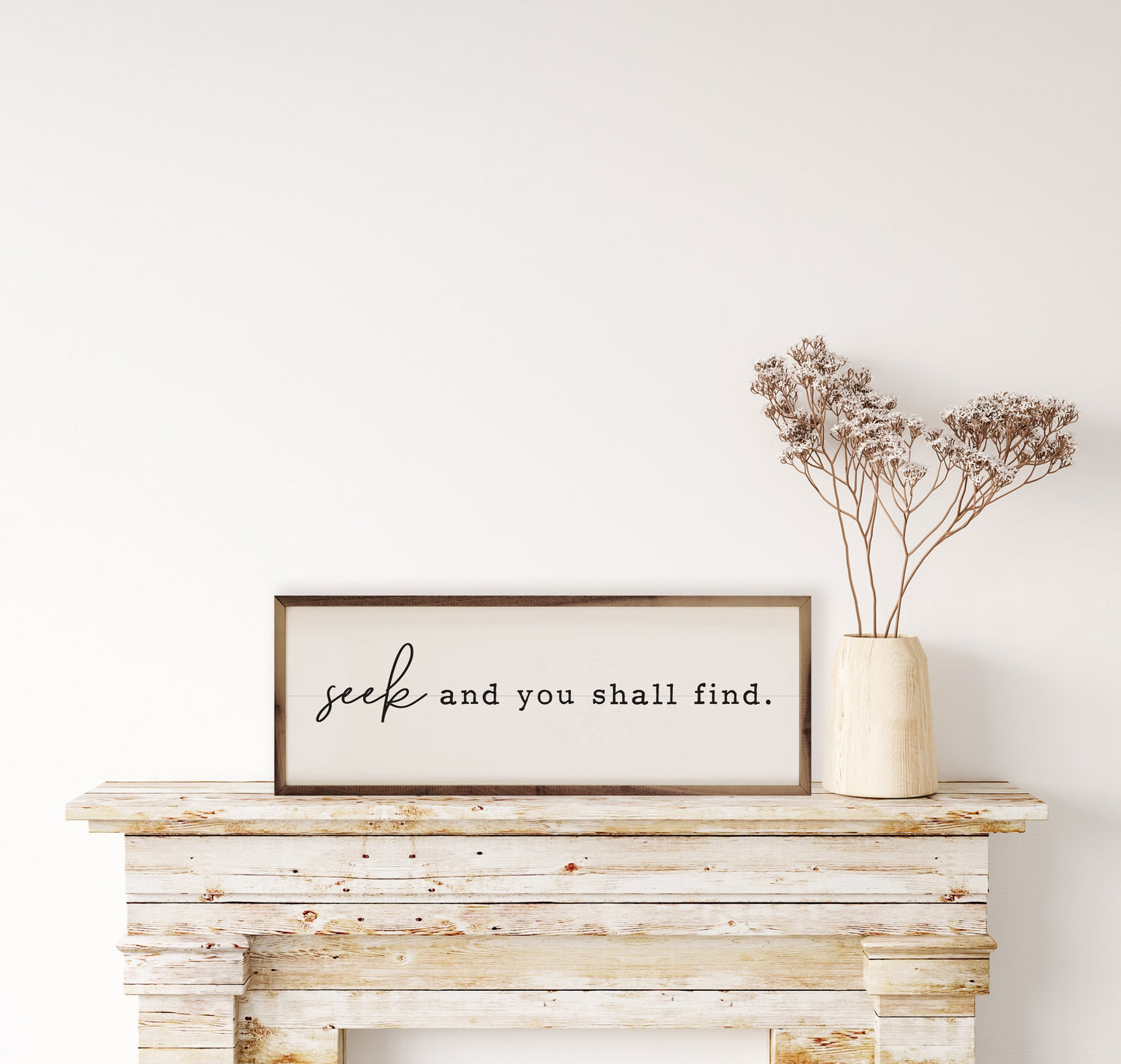 Seek And You Shall Find White