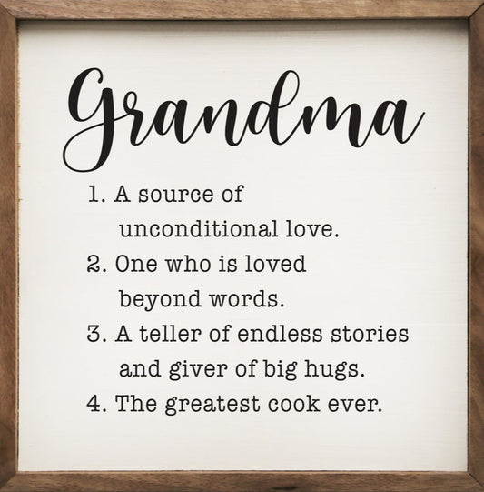 Grandma Definition Script White image 0