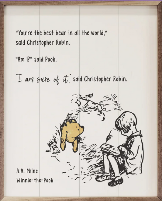 I Am Sure Quote By A A Milne Winnie-The-Pooh image 0