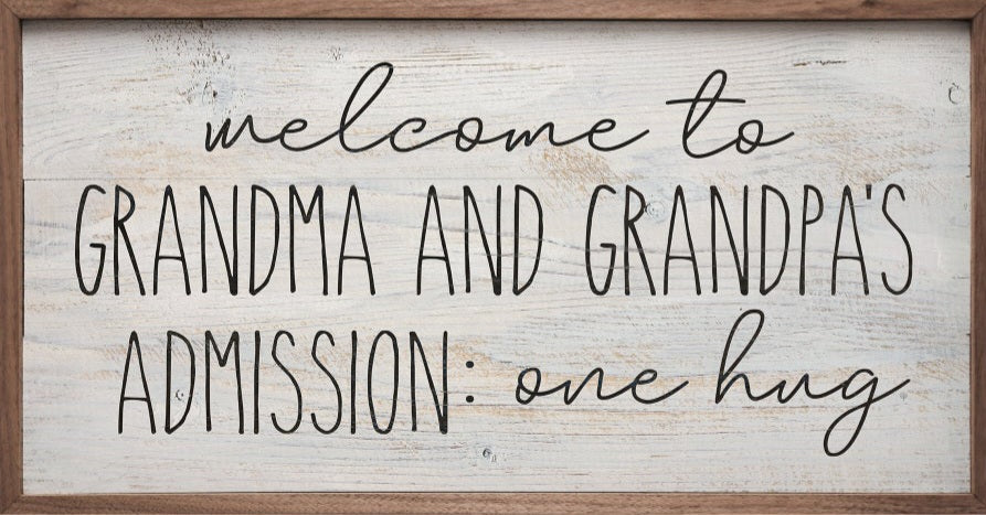 Welcome To Grandma And Grandpa's Whitewash image 0