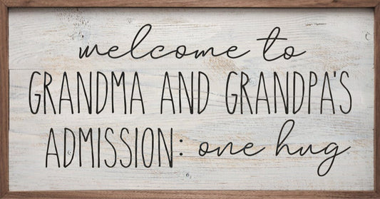 Welcome To Grandma And Grandpa's Whitewash image 0