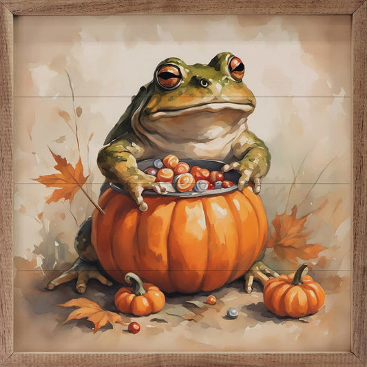 Toad In Pumpkin image 0
