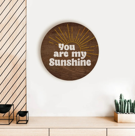 You Are My Sunshine Brown Circle image 0