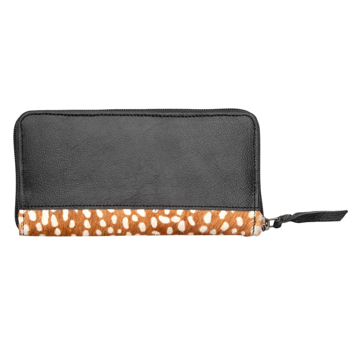 Deer Print Leather Wallet