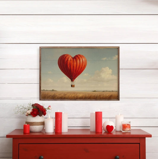 Heart Hot Air Balloon image 0