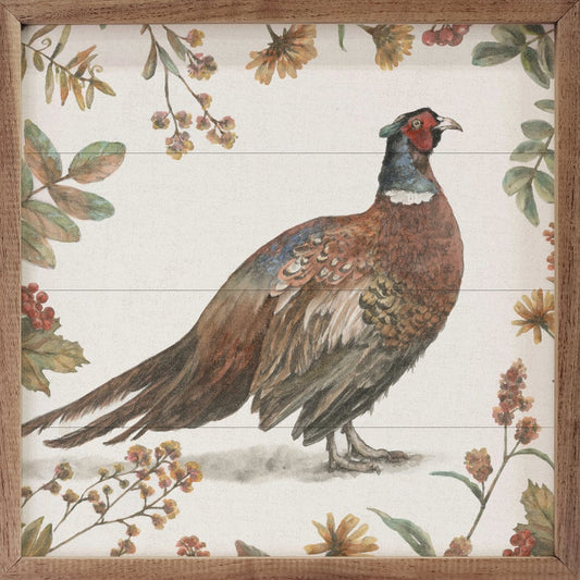 Bountiful Harvest II Pheasant By Leslie Trimbach image 0