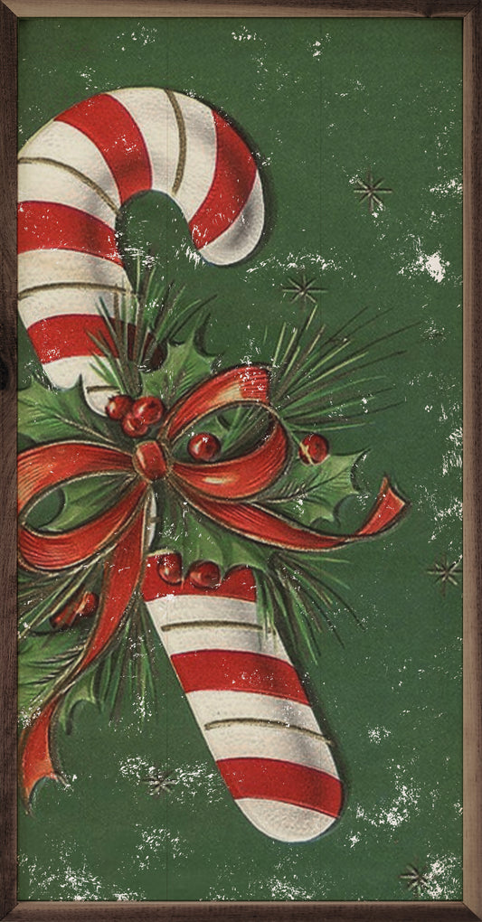 Candy Cane With Red Bow image 0