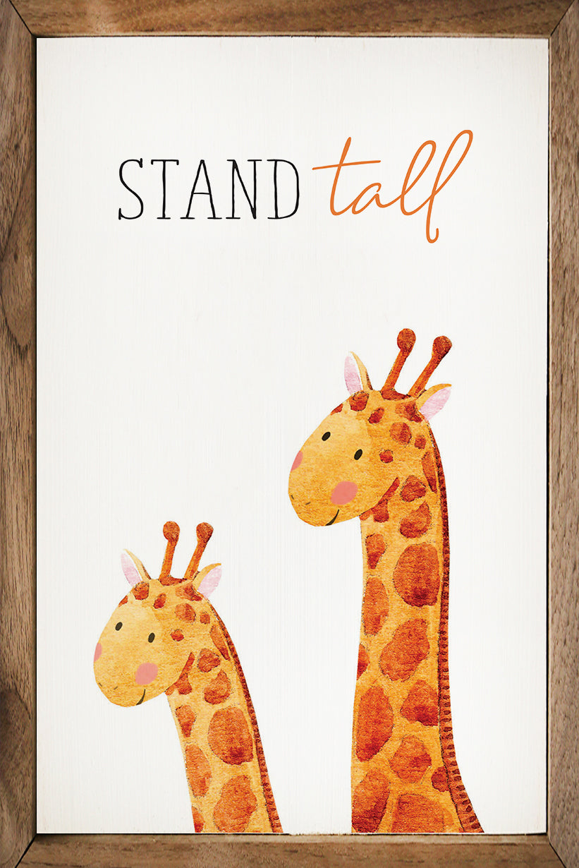 Stand Tall Giraffe White