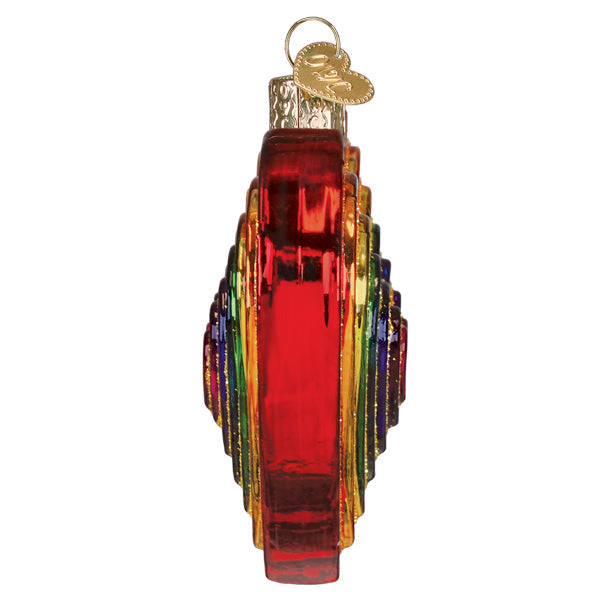 Rainbow Heart Ornament