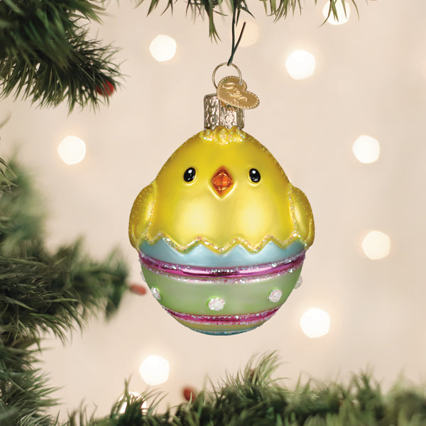 Chick In Easter Egg Ornament