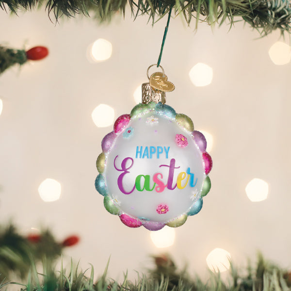Scalloped Easter Egg Ornament