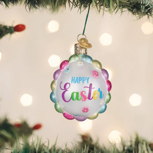 Scalloped Easter Egg Ornament