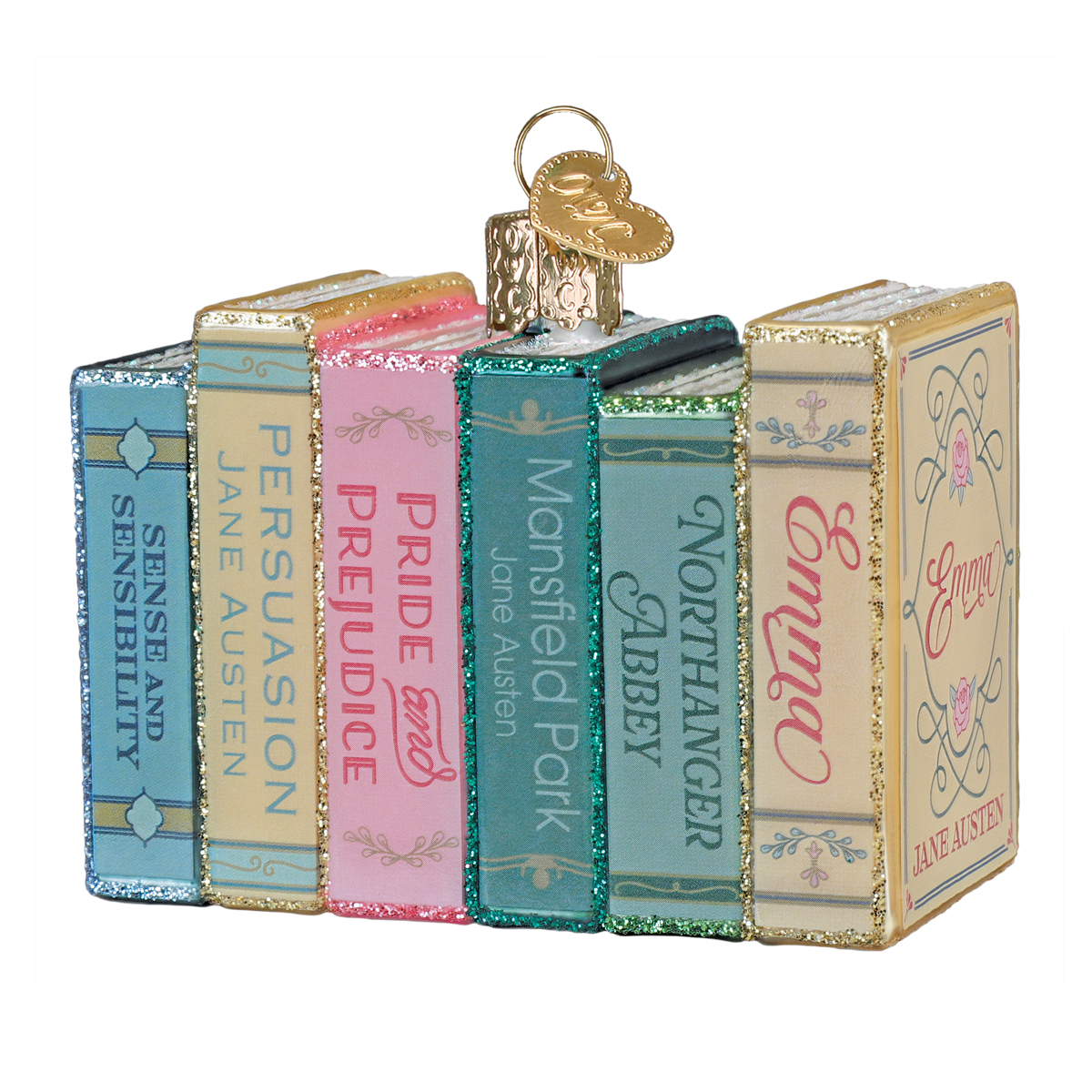 Jane Austen Books Ornament