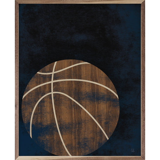 Basketball Wood By Sarah Adams