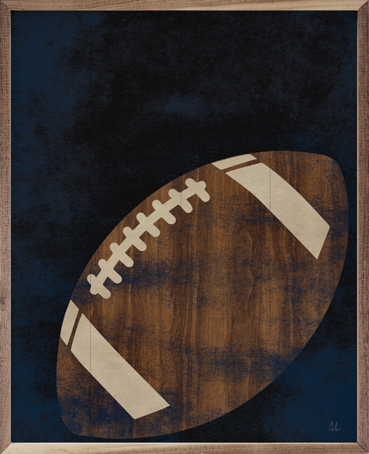 Football Wood By Sarah Adams