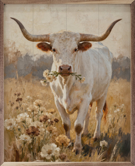 Golden Meadow Longhorn